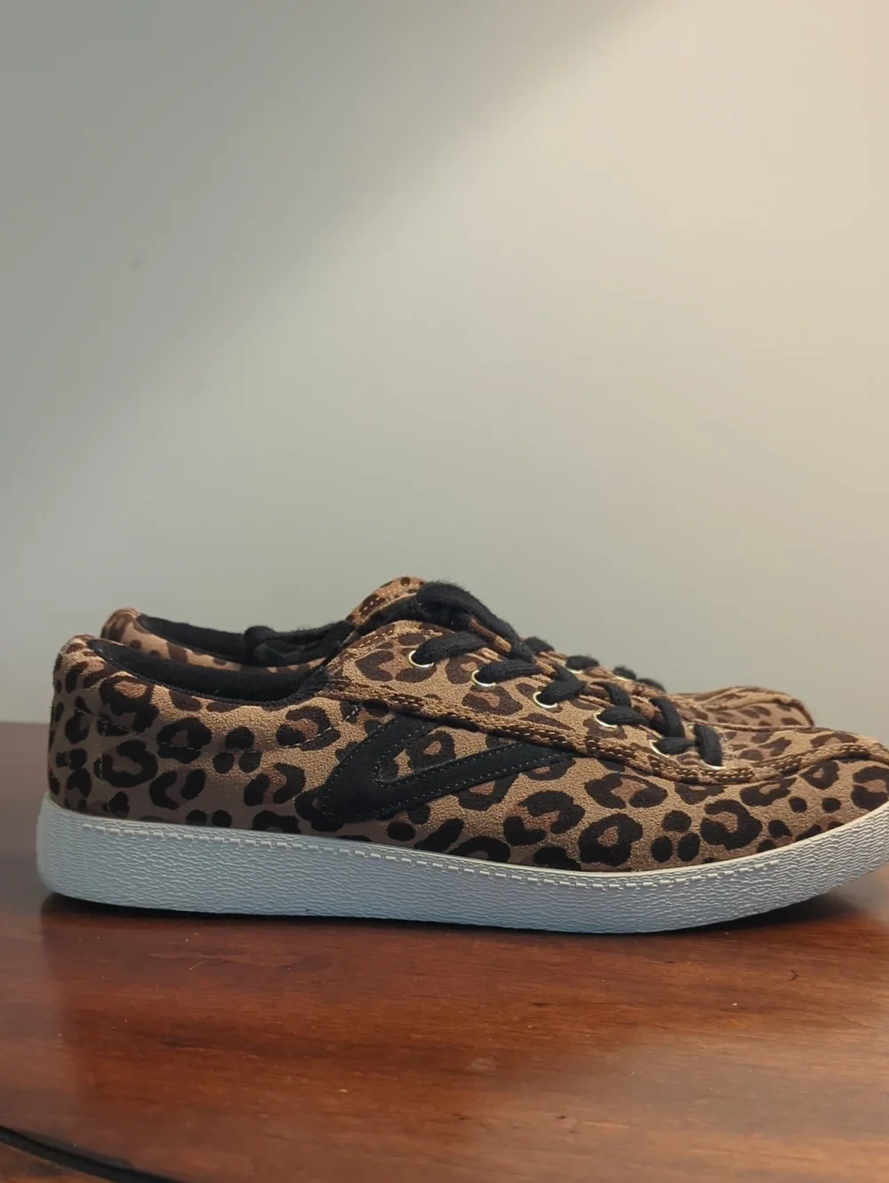 Tretorn Leopard Canvas Sneakers